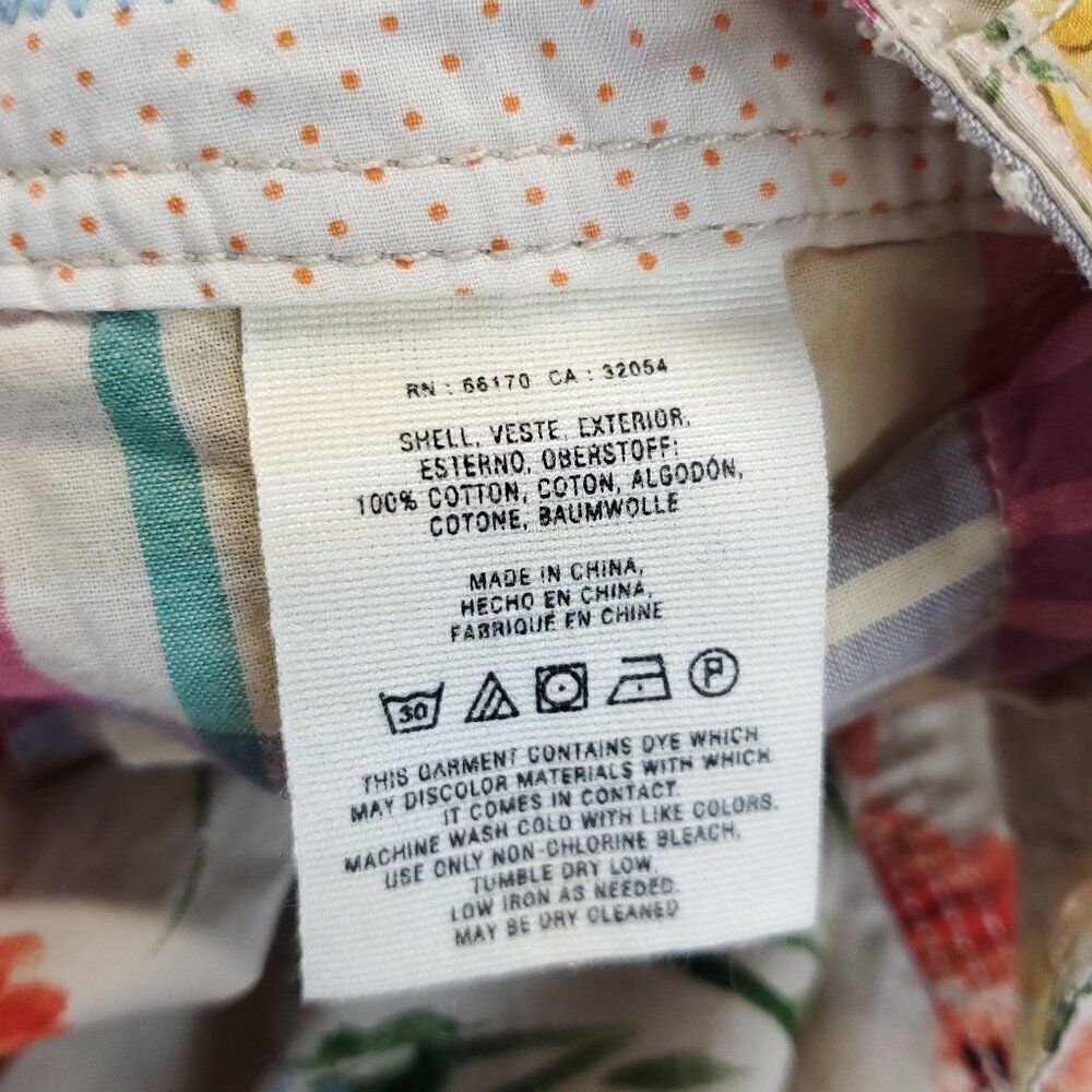 Anthropologie Hei Hei Sundrop Floral Cargo Pants Size 2 - Picture 13 of 13